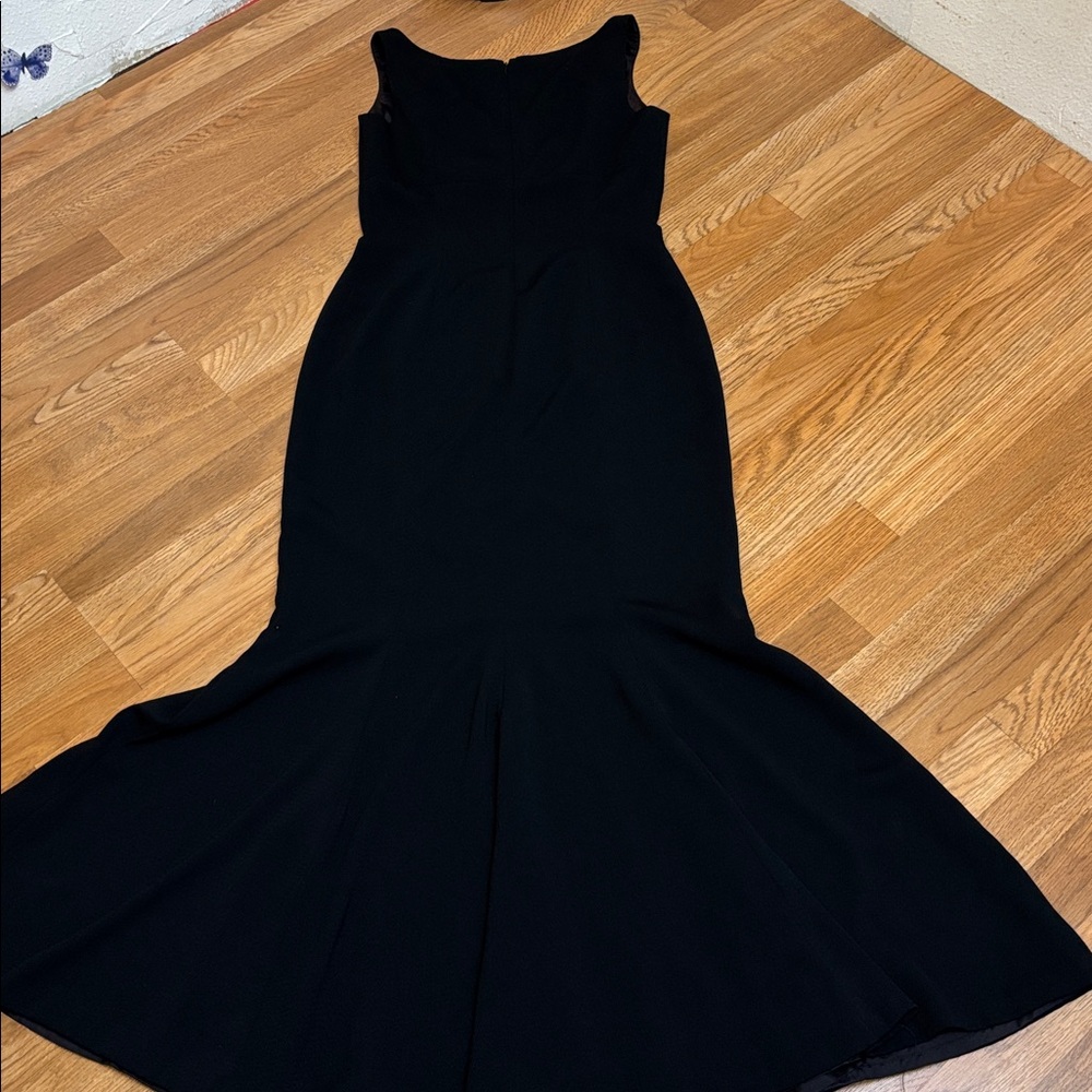 Vintage 1990’s Georgiou sleeveless black trumpet mermaid maxi dress. Size S. - Picture 7 of 17